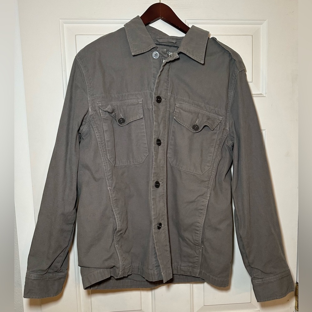 Martin+Osa 100% Cotton‎ Men's Army Green Canvas Jacket Size Medium.
